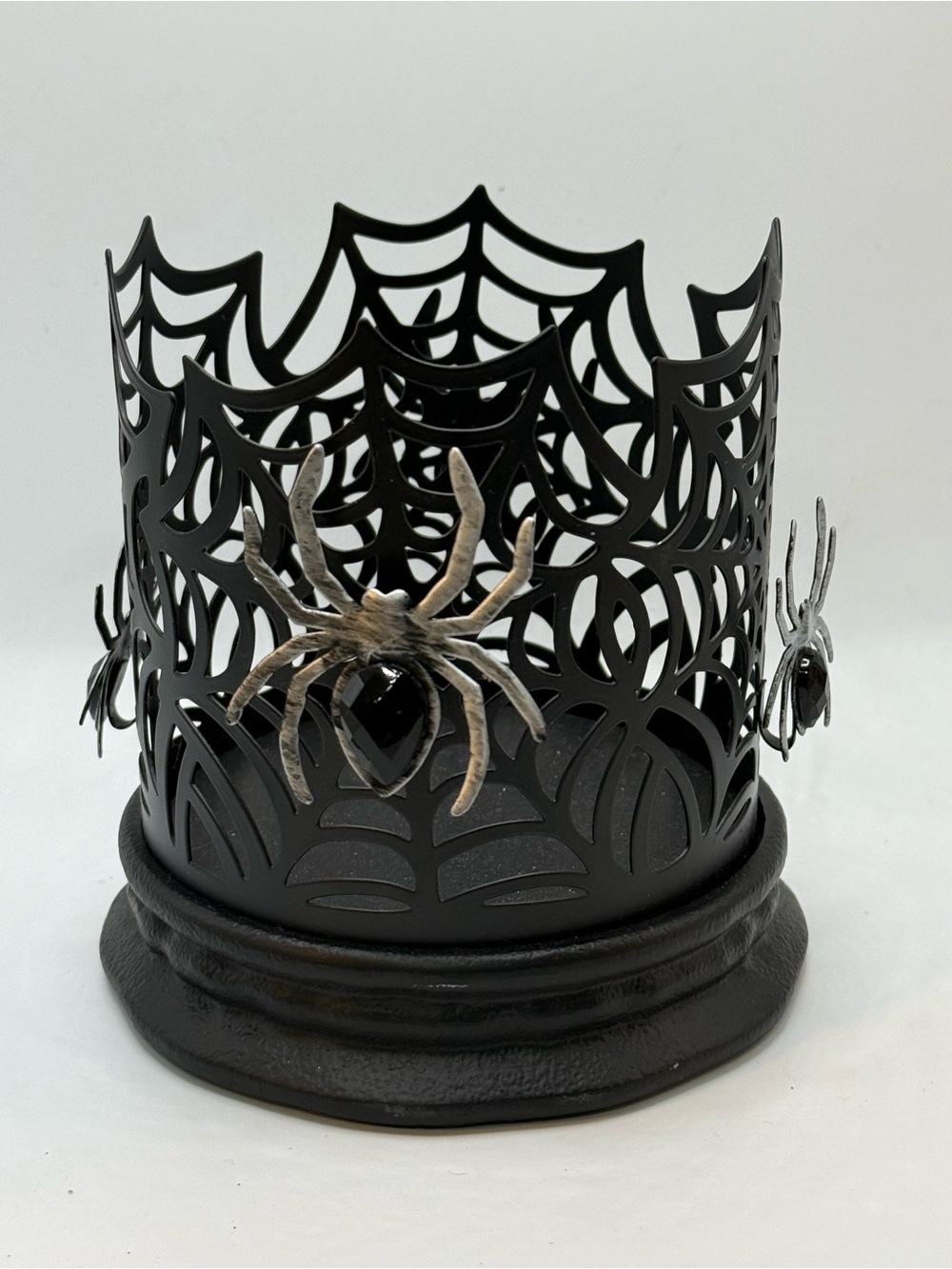 Celebrate Together™ Halloween Spider and spider web Candle Holder Sleeve